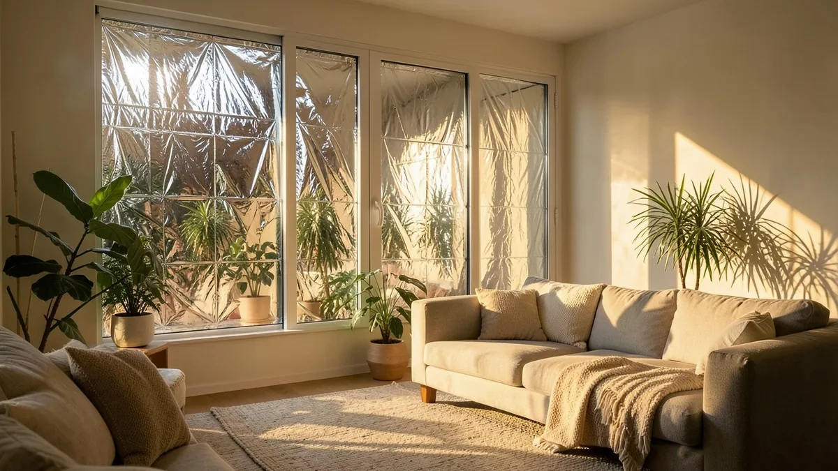Papel de aluminio en las ventanas: el truco de emergencia que refleja el calor y alivia el verano