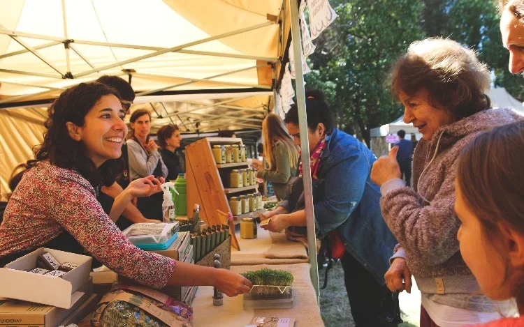 «Sabe la Tierra» abrió su primer mercado en el interior del país