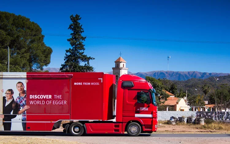 El EGGER Truck está de gira por Argentina