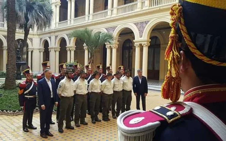 Celebración del Día del Guardaparque Nacional en Casa Rosada