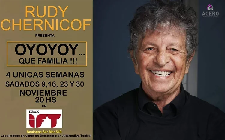 Rudy Chernicof es “Dudele” en: OyOyOy, que familia!!!