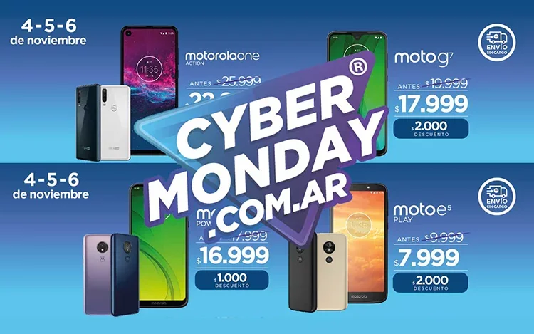 Motorola participa del CyberMonday